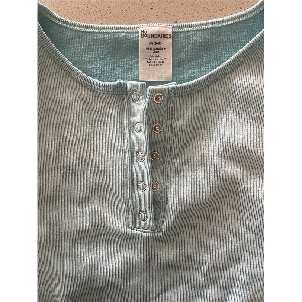 No Boundaries Light Blue 2 Piece Short Set Medium - Picture 6 of 7
